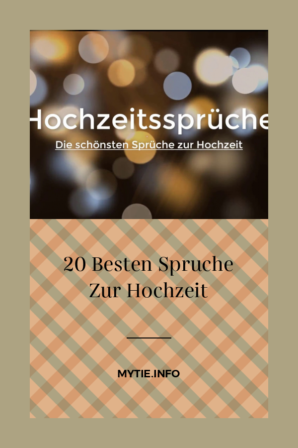 20 Besten Spruche Zur Hochzeit